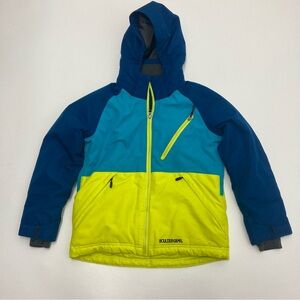 Boulder Gear Colossal Boys Coat Size S Blue Yellow